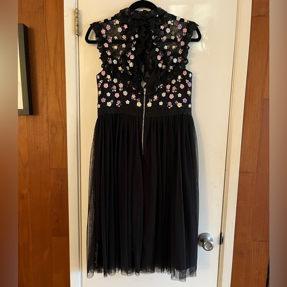 Needle & Thread Black Utopia Sleeveless Dress - Picture 3 of 9